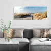 DEQORI Glasbild Echtglas 125x50 cm 'Strandaufgang am Meer' Produktbild-Vorschau 3