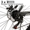 VELORS Mountainbike 26 Zoll Fahrrad für Herren Damen Produktbild-Vorschau 4