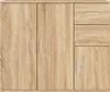 vidaXL Kredens dąb sonoma 91x29,5x75 cm Materiał Podgląd zdjęcia produktu 6