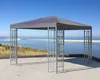 Rank Pavillon 3x3m Metall Garten Partyzelt Anthrazit RAL Produktbild-Vorschau 12