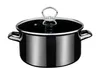 Gsw  Black STAR 254243 Kochtopf inkl. Deckel, emailliert, Produktbild-Vorschau 1