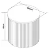 Couchtisch 'Ledepid' 48 x Ø60 cm rund Bambus + MDF Natur Produktbild-Vorschau 7