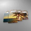 Bild auf Leinwand - Leinwandbild - Wolke exotischer Palm- Produktbild-Vorschau 2