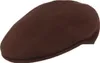 Kangol Flat Cap Schiebermütze 504 aus reiner Wolle in braun Produktbild-Vorschau