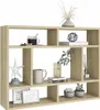 vidaXL Nástěnná police Sonoma Oak 75x16x55 cm výrobek ze Náhled obrázku produktu 3