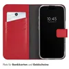 Selencia Echtleder Klapphülle iPhone 16 Pro - Rot Produktbild-Vorschau 3