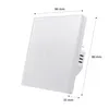 MasterLED Touch-Lichtschalter 3-fach Unterputz Glas weiß Produktbild-Vorschau 5