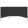 vidaXL 3-teiliges Windschutzgewebe 400 x 80 cm Anthrazit Produktbild-Vorschau 3