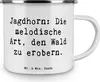 Mr. & Mrs. Panda Emaille Tasse Spruch Jagdhorn Magie - Weiß Produktbild-Vorschau 3