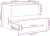 vidaXL Waschbeckenunterschrank Weiß 60x38,5x45 cm Produktbild-Vorschau 7