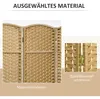 Paravent HOMCOM 4 panneaux 160 x 170 cm, cloison de Voir les images du produit 6