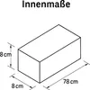 ECI Aluminium Koffer Silber (LxBxH) 80 x 10 x 10 cm Produktbild-Vorschau 4