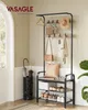 VASAGLE Garderobenständer, Garderobe, mit Schuhbank, 4-in-1 Produktbild-Vorschau 8