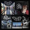 8 Packs Hexagon LED Deckenleuchte, 280W LED Wabenleuchte, Produktbild-Vorschau 7