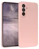 A pink smartphone case is shown next to a smartphone. Produktbild-Vorschau