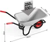 GARDEBRUK® Schubkarre 100 Liter bis 250kg Luftreifen mit Produktbild-Vorschau 15