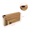 1.10 Holz Kerzenhalter für 5 Stabkerzen zum aufklappen - Produktbild-Vorschau 2