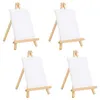 Belle Vous Mini Leinwand mit Holz Bildhalterung Ständer Produktbild-Vorschau 1