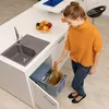 Relaxdays Cestino da cucina da incasso, estraibile, doppio Anteprima dell’immagine prodotto 2