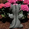 Süsser Gartendrache Yoga Drache Figur Gartenfigur 27 cm Produktbild-Vorschau 10