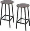 Tabourets de bar Relaxdays, lot de 2, H x P : 65 x 32 cm, Voir les images du produit 1