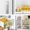 Hisense RS3P538NAIE, Wolnostojący, Typ amerykański, Szary, Podgląd zdjęcia produktu 2