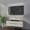 Badspiegel mit LED Beleuchtung und Touch-Schalter - Atlanta Produktbild-Vorschau 3