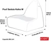 Ecopuf, Keiko Sitzsack, Pouf Sessel Outdoor, Bean Bag, Produktbild-Vorschau 5