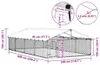 vidaXL Cuccia per cani da esterno con tetto 600x300x150 cm Anteprima dell’immagine prodotto 7