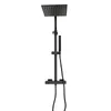 Duschsystem mit Thermostat Quadratisch 25x25cm Regendusche Produktbild-Vorschau 3