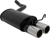 Novus silenziatore posteriore sportivo 2x76 rotondo per Anteprima dell’immagine prodotto 1