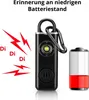 2er Set Persönlicher Alarm 130 dB mit LED-Licht – USB-C Produktbild-Vorschau 9