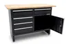 Stół warsztatowy z drewnianym blatem 120 cm, z 5 Podgląd zdjęcia produktu 5