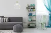 Luxolar Led lampa wisząca z metalowego drutu biało-złota w Podgląd zdjęcia produktu 3