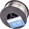 A spool of welding wire on a black plastic reel, with a label attached. Anteprima dell’immagine prodotto