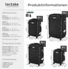 tectake® Hartschalenkoffer-Set Mila 4-teilig aus robustem Produktbild-Vorschau 5