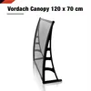Vchodová stříška Bravo 120 x 70 cm čirá Náhled obrázku produktu 3