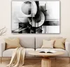 Leinwandbilder 120x80 cm - Schwarz und Weiß - Kunst , Produktbild-Vorschau 6
