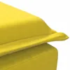 vidaXL Massage-Chaiselongue mit Nackenrolle Gelb Samt Produktbild-Vorschau 8