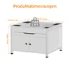 Waschmaschinensockel mit Ausziehregal – Stabiler Unterbau Produktbild-Vorschau 2