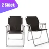 BigDean 2X Klappstuhl Faltstuhl Campingstuhl Angelstuhl Produktbild-Vorschau 6