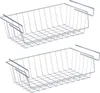 WENKO 2er Set Regal Einhängen Korb Hänge Regal Metall Produktbild-Vorschau 1
