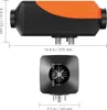 SucceBuy Riscaldatore d'aria diesel 12 V 5 kW con display Anteprima dell’immagine prodotto 8
