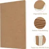 Notizbuch A5 kariert, 12 Stück Kraft Cover Notizheft mit 36 Produktbild-Vorschau 4