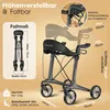 ELONEO Carbon Rollator faltbar und leicht mit Sitz, Produktbild-Vorschau 2