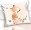 Kinderbettwäsche Fuchs, Blumen & Sterne 135x200 + 80x80 cm, Produktbild-Vorschau 3