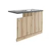 Optifit Spülenschrank inkl Spüle Geschirrspülerblende für Produktbild-Vorschau 1