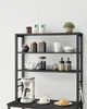A kitchen shelf unit holding various kitchenware and decorative items. Náhled obrázku produktu