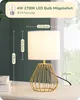 EDISHINE industrialna lampka nocna, nowoczesna lampa Podgląd zdjęcia produktu 5