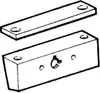 A line drawing of two parts of a window lock mechanism. Produktbild-Vorschau